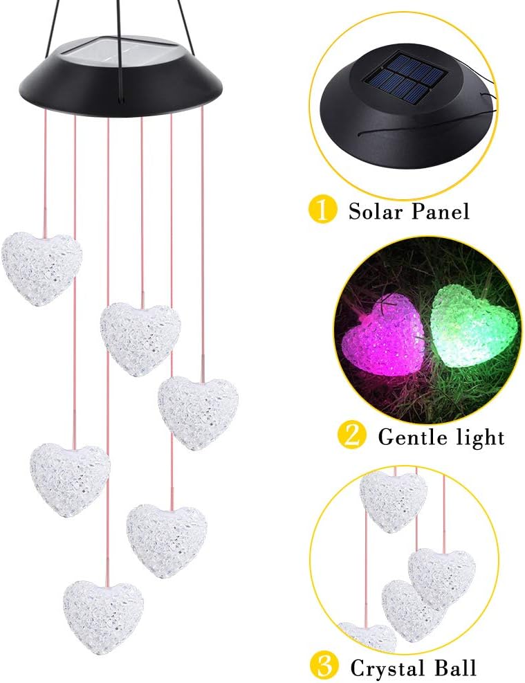 Capanelli Eolici Solare Luci Solari Esterno Per Giardino LED Solare - Foto 4