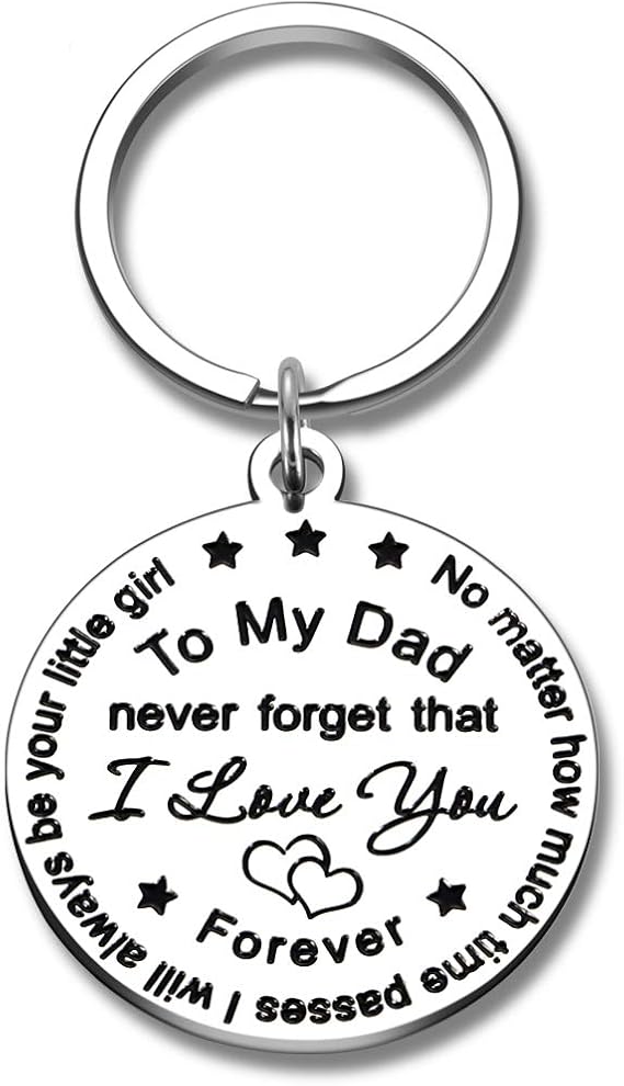 Amazon Co Jp 父親へのギフトキーチェーン 父の日 誕生日 クリスマスギフト 父親 父親 決して忘れないi Love You Forever I Will Always Be Your Little Girl 感謝祭 バレンタインプレゼント Papaへ 服 ファッション小物