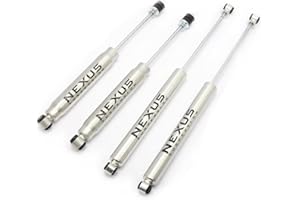NEXUS SUSPENSION 4-5" Lift Front and Rear Shocks For Ford F250 F350 2005-2016,Pair Pack,Zinc Plated Coating.