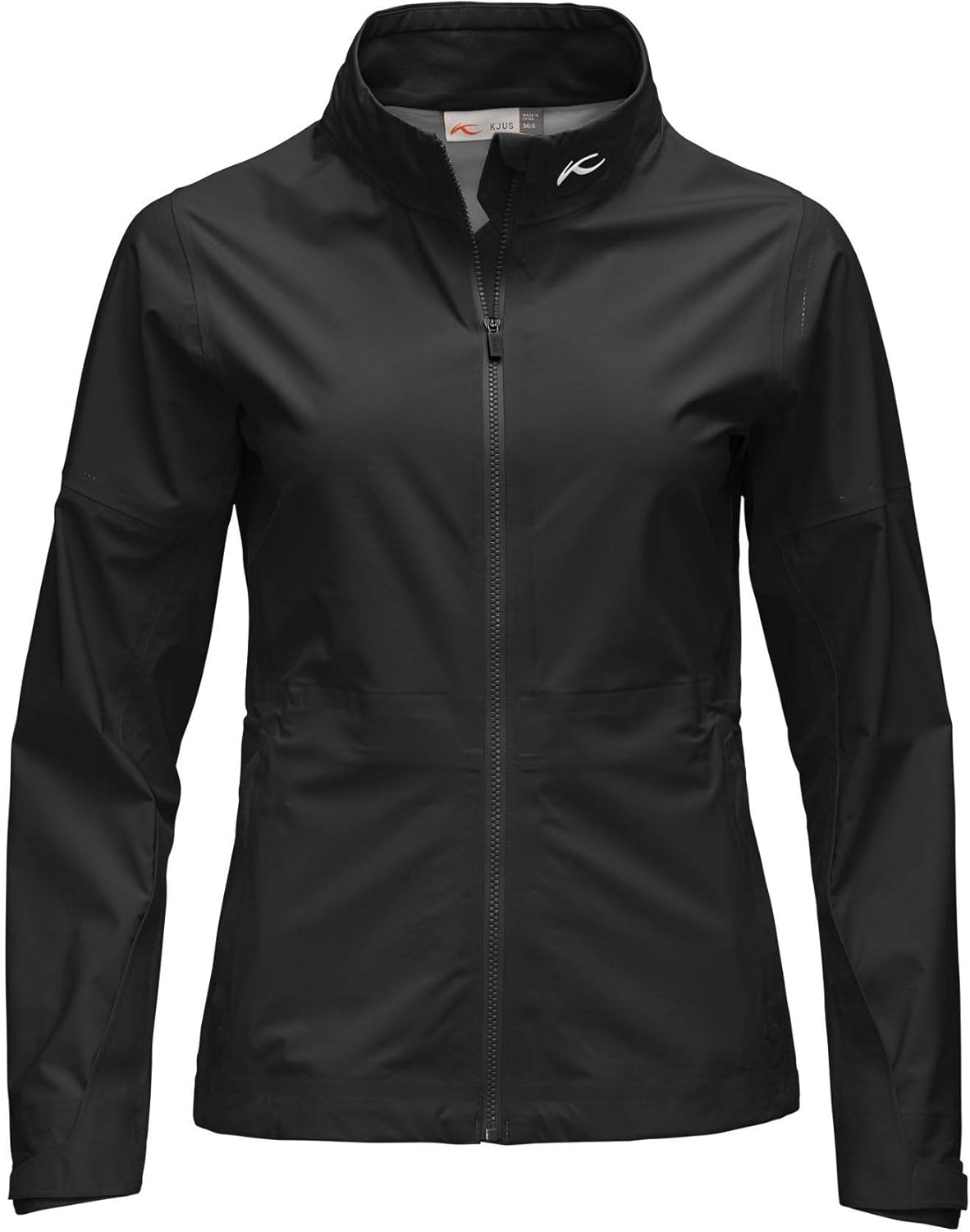 Kjus Ladies PRO 3L Jacket Black 34 Womens elastic golf rain