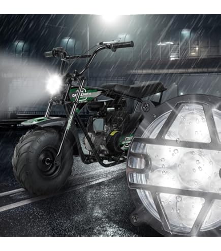 CT200U Mini Bike Headlight Replacement - 12V 35W Halogen Bulb For Coleman, Baja & Trailmaster