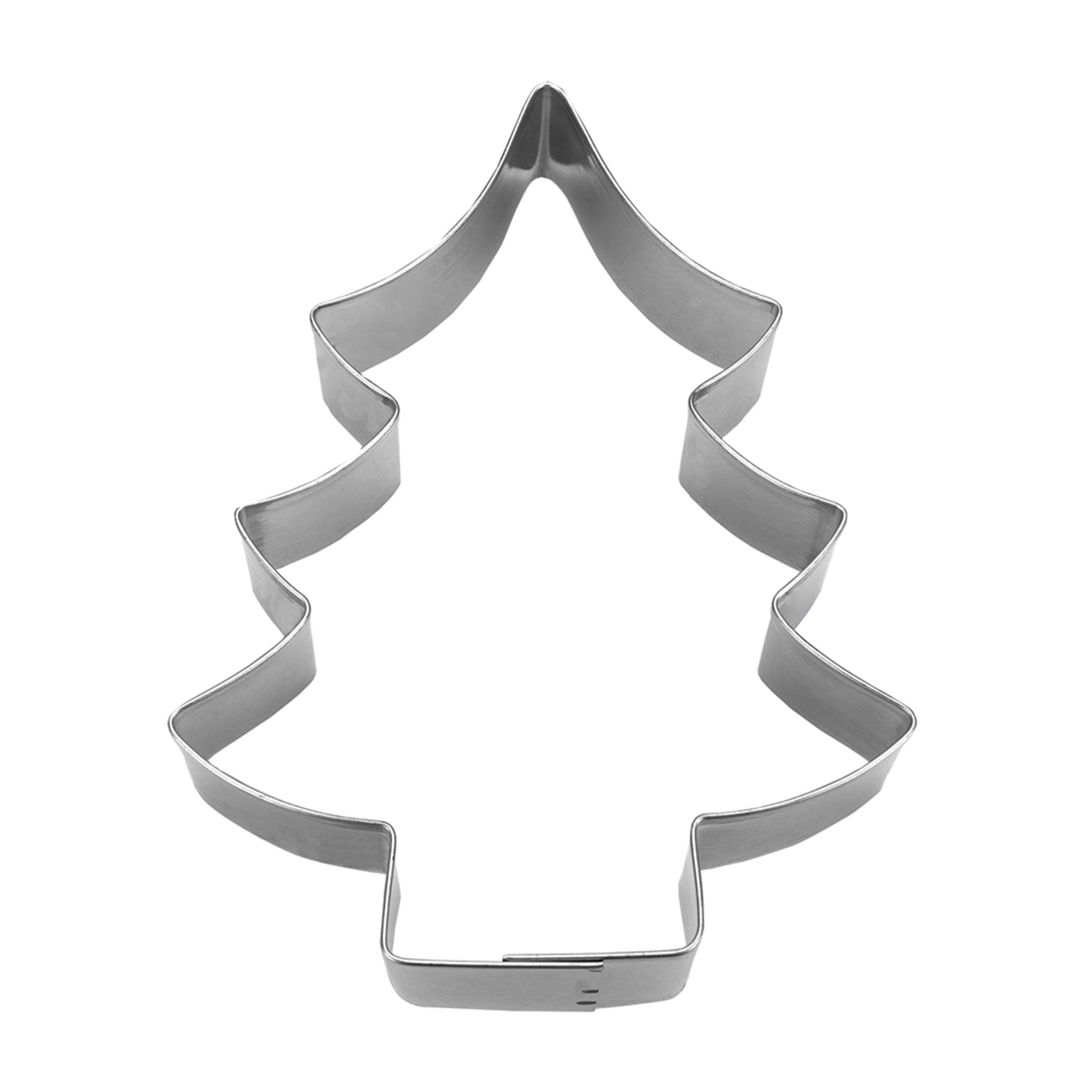 Staedter Fir Tree Cookie Cutter, Silver, 13 cm