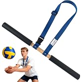 Ajqxh Bump-Pass Volleyball Training Kit Wood Stick for Correcting Bump-Pass, Passing Practice Training, Portable Splittable, Volleyball Hitting Trainer