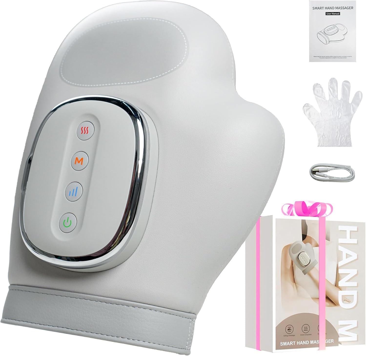 Photo 1 of 2026 NEW Smart Hand Massager with Heat and Compression – 3 Modes, 5 Intensities, Wireless Air Pressure for Arthritis & Hand Pain Relief – Portable for Home, Office, Travel – Ideal Wellness Gift
