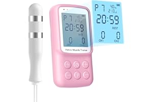 Pelvic Floor TENS/EMS Stimulator Trainer for Women, Kegel Pelvic Floor Muscle Strengthener Exerciser - Improves Bladder Contr