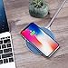AUKEY 10W Wireless Charger, Wireless Fast Charging Pad for Samsung Galaxy S9/S9+/S8/S8+, iPhone X/8/8 Plus, and Other Qi-Compatible Devices