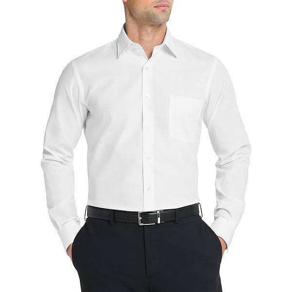 amazon dress shirts van heusen Amazon.com: 13V521 Van Heusen Men's Dress Twill - Black