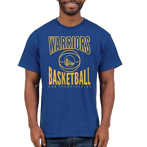 Junk Food Men's Standard NBA-Team Basketball-Officially Licensed Adult Short Sleeve Fan T-Shirt, Royal Blue