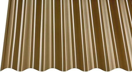 PVC Wellplatten Profilplatten Sinus 76/18 bronce ohne Struktur 0,8 mm