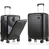 Kmvazcd Carry On Luggage Airline Approved, 20 Inch Expandable PC Hardside Lightweight Suitcases with Spinner Wheels and TSA Lock