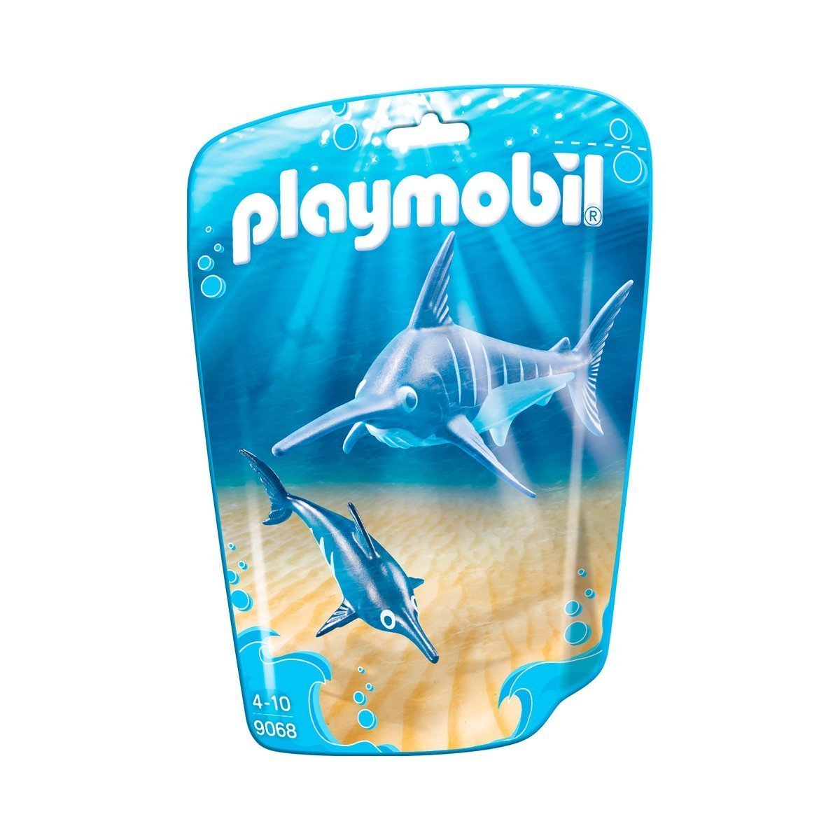PlayMOBIL 9068 Family Fun Swordfish with Baby, Fun Imaginative Role-Play, PlaySets Suitable for Children Ages 4+