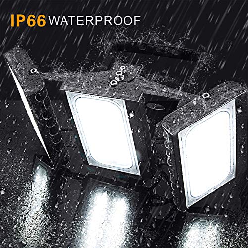LED Flood Light, STASUN 90W 8100lm Dusk to Dawn Security Lights with 330°Wide Lighting Area(Photocell Included), 6000K Daylight, OSRAM LED Chips, Waterproof, Great for Yard, Street, Parking Lot - Thumbnail 4