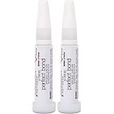 Nailene Perfect Bond Pink Glue, Strong Adhesive for Press On Nails, 2PK | Fast-drying, salon-quality bond. Perfect for artificial nail application, nail tips, and natural nail repairs. Lasts 7 days.