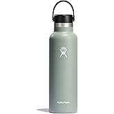 Hydro Flask Water Bottle - Insulated Stainless Steel - Non Spill, Leakproof in 21 Oz Agave Green