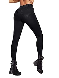 SweatyRocks Women's Ripped Hight Waisted Stretch