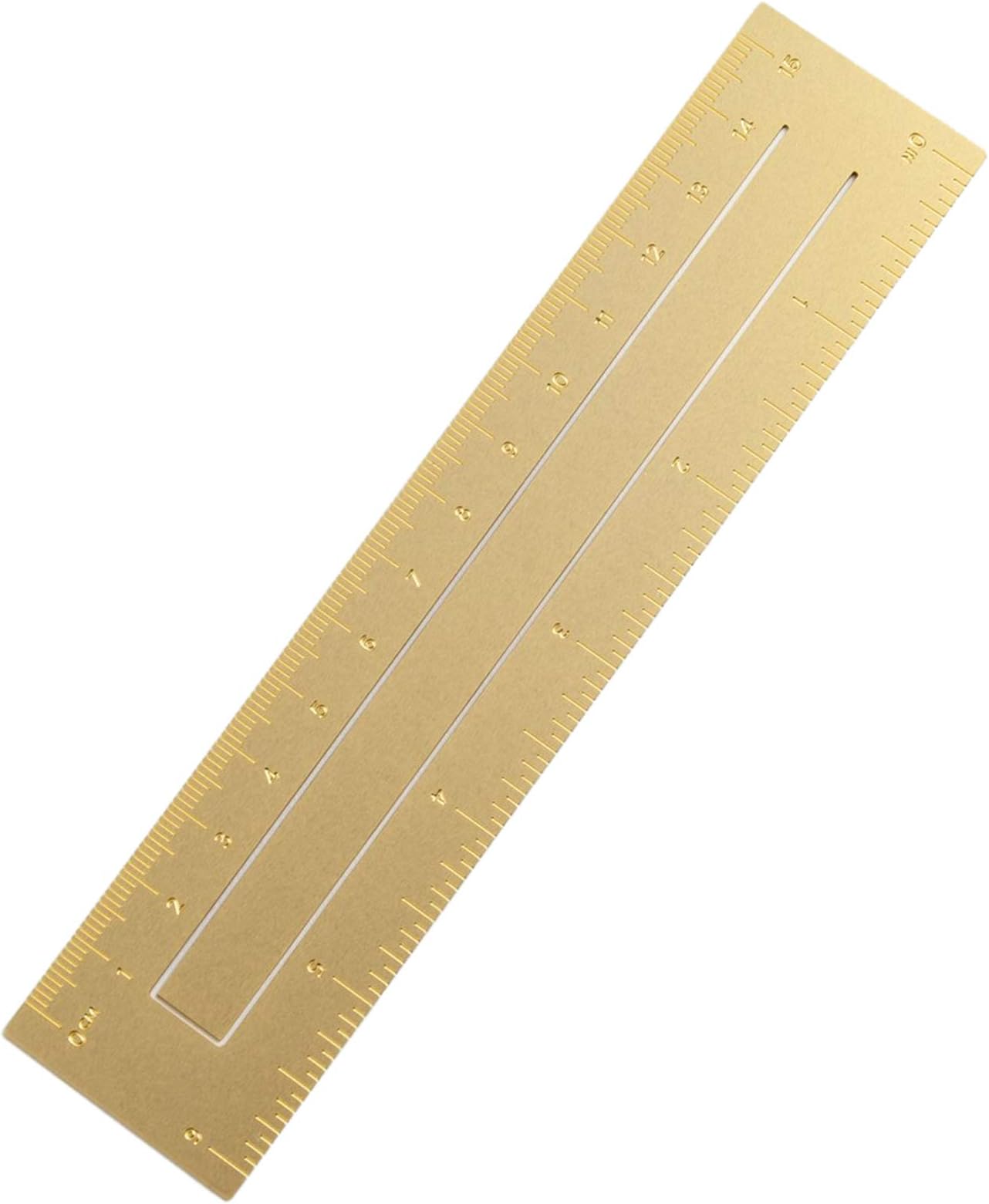 Poketo Brass Bookmark Ruler