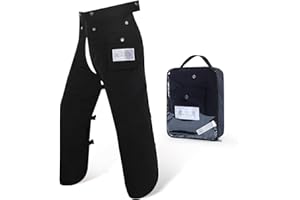 ZELARMAN Chainsaw Chaps Apron Wrap 8-layer for Men/Women Loggers Forest Workers Protective Chain Saw Pants Adjustable