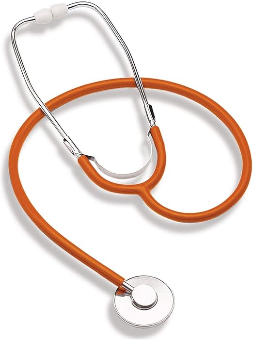 MABIS Spectrum Series Lightweight Nurse Stethoscope, Orange