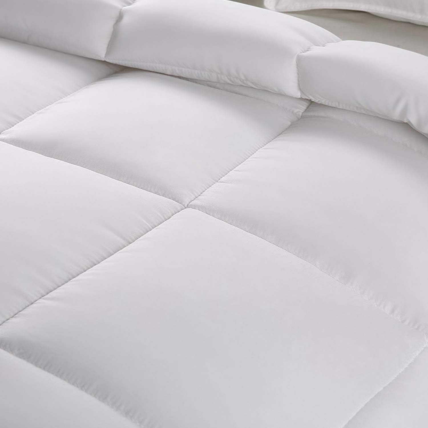 Utopia Bedding Down Alternative Comforter (King, White) - All Season Comforter - Plush Siliconized Fiberfill Duvet Insert - Box Stitched: Home & Kitchen