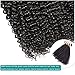 Brazilian Virgin Curly Bundles with Closure Wet and Wavy Human Hair Weave Bundles 8A 100% Unprocessed Kinky Curly Bundles with 4x4 Lace Closure Natural Color(10 10 10 10+10 Free Part,50g/Bundle) …