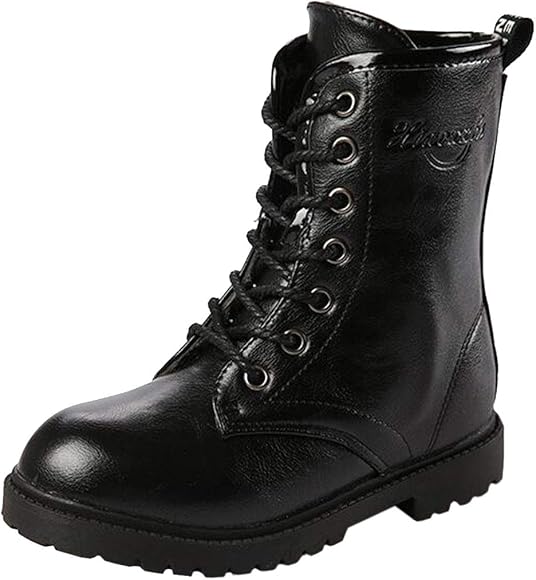 girls black waterproof boots