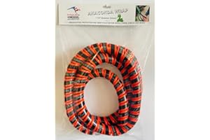 Outback Wrap - Anaconda Hydraulic Hose Management Protector and Tagging Wraps for Farming and Agriculture Equipment, Tractors, Harvesters, Planters, and Sprayers-32mm Diameter- 10 Foot (Orange)