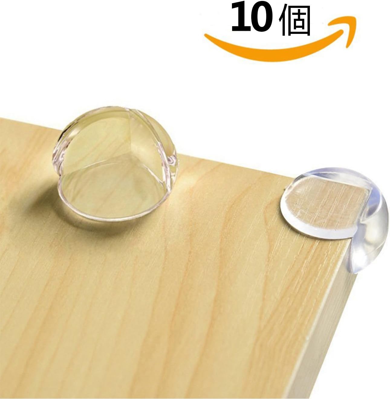 コーナークッション コーナーガード 赤ちゃんの安全机角防護用品 優れたクッション性により赤ちゃんやお子様のケガから守る と バックアップ 付き テーブルや戸棚などの家具のエッジを保護して 超粘度を有する両面テープ付 10個 ボールタイプ Amazon