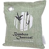 Natural Air Purifying Bag, Fragrance Free Deodorizer, Odor Eliminator Cars, RVs, Closets, Bathrooms. Bamboo Charcoal Bag, Pet Friendly Air Freshener, Purifier Moisture Absorber
