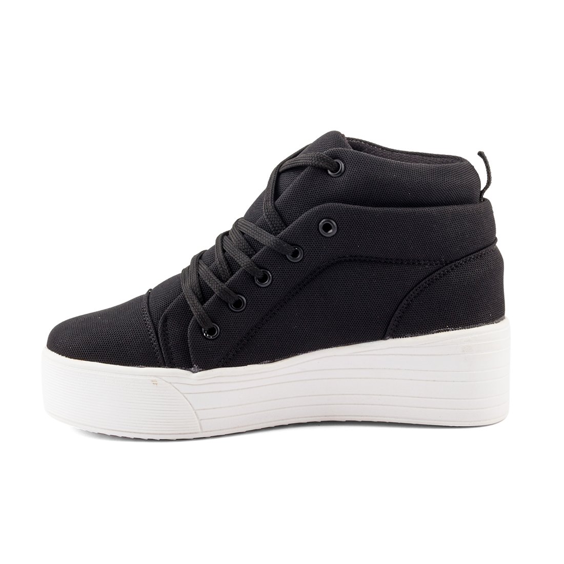 tashi women's canvas heel sneakers