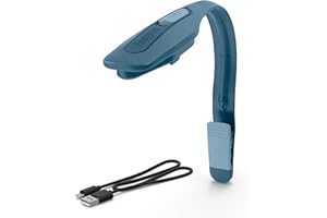Energizer Flex-R LED Rechargeable Book Light for Reading in Bed, Reading Light with Warm LED Color, Long-Lasting and Lightweight,Blue