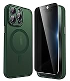 FATUOQIA Privacy Case for iPhone 15 Pro,Magnetic