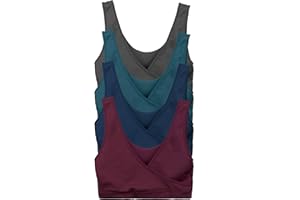 Caramel Cantina 4 Pack Nursing Maternity Women’s Sleep Comfort Bralette Bra