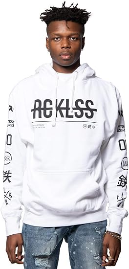 young and reckless strike thru hoodie