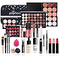 All in One Makeup Kit Makeup Kit for Women Full Kit Multipurpose Makeup Kit-Makeup Brush Set,Eyeshadow Palette,Lip Gloss Set, Makeup Bag,Eyebrow Pencil,Mascara and Face Makeup