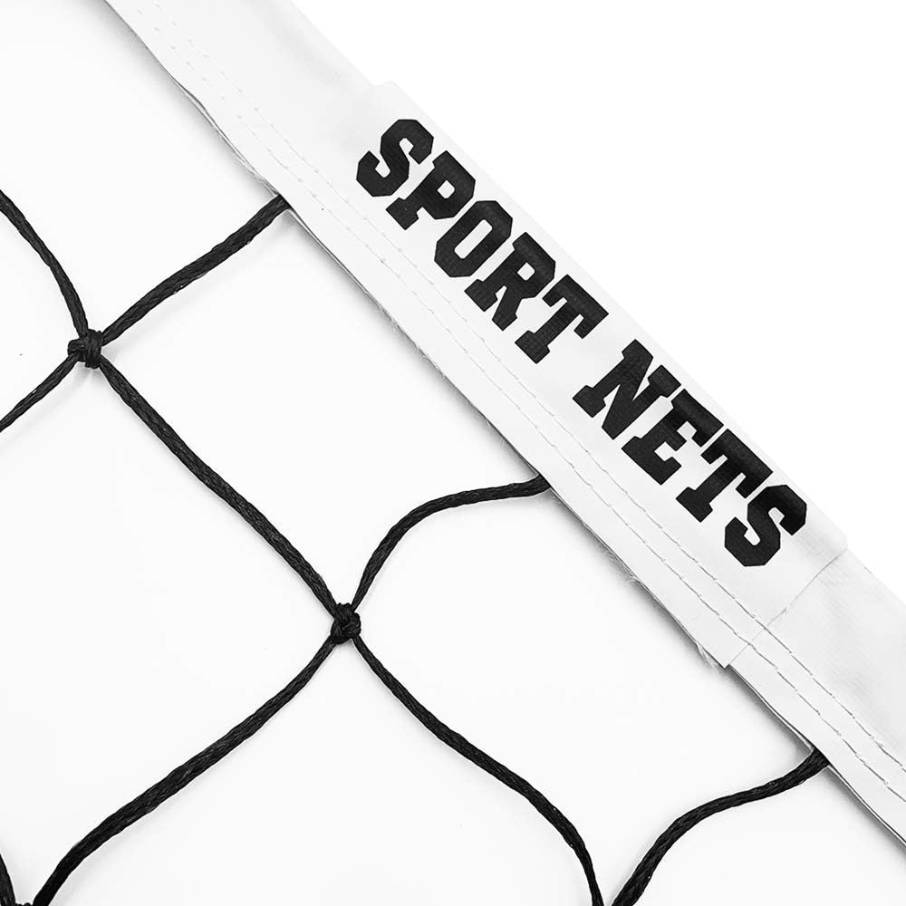 Hit Run Steal Volleyball Net - Official Replacement Tournament Net. Comes Knotted Net 32' x 39 Inches, 2 Fibber Glass End Rods, Heavy Duty Metal Tension Cables and 5 Rope Tie Downs On Each Side. : Sports & Outdoors