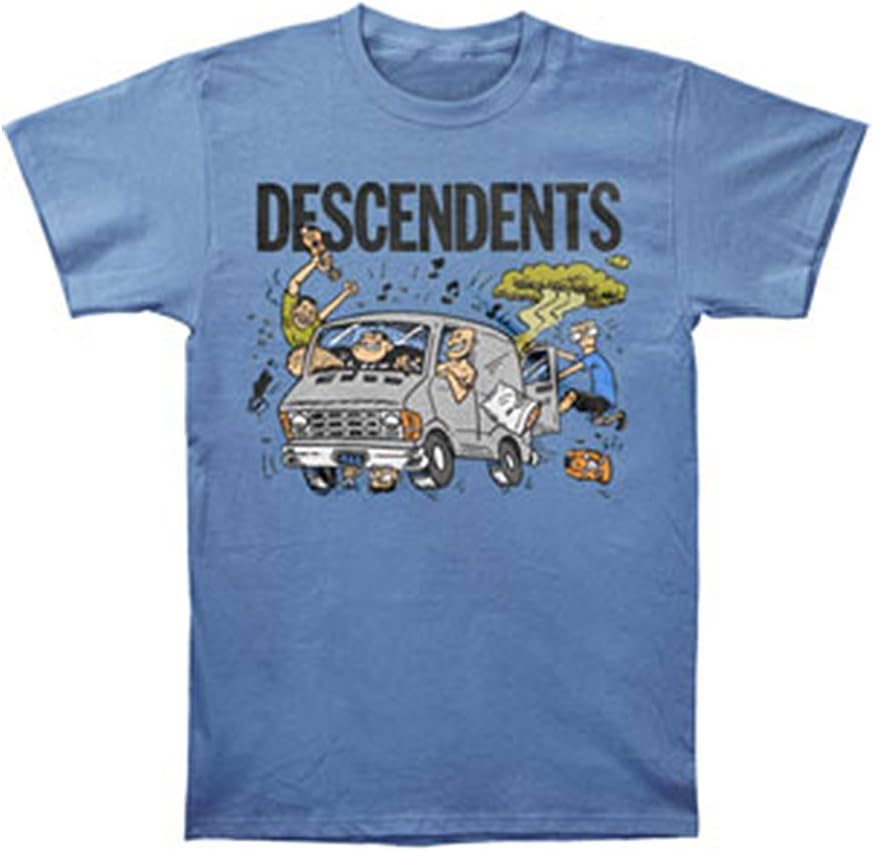 Descendents Men's Van T-Shirt Blue