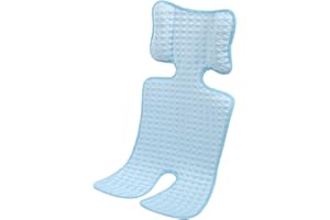 MonyPlay Infant Stroller Seat Cooling Pads Baby Car Seat Cooler Pad Summer Ice Cushion Universal Car Seat Ice-Silk Liners (Blue, 70 * 35cm / 27.56 * 13.78inches)