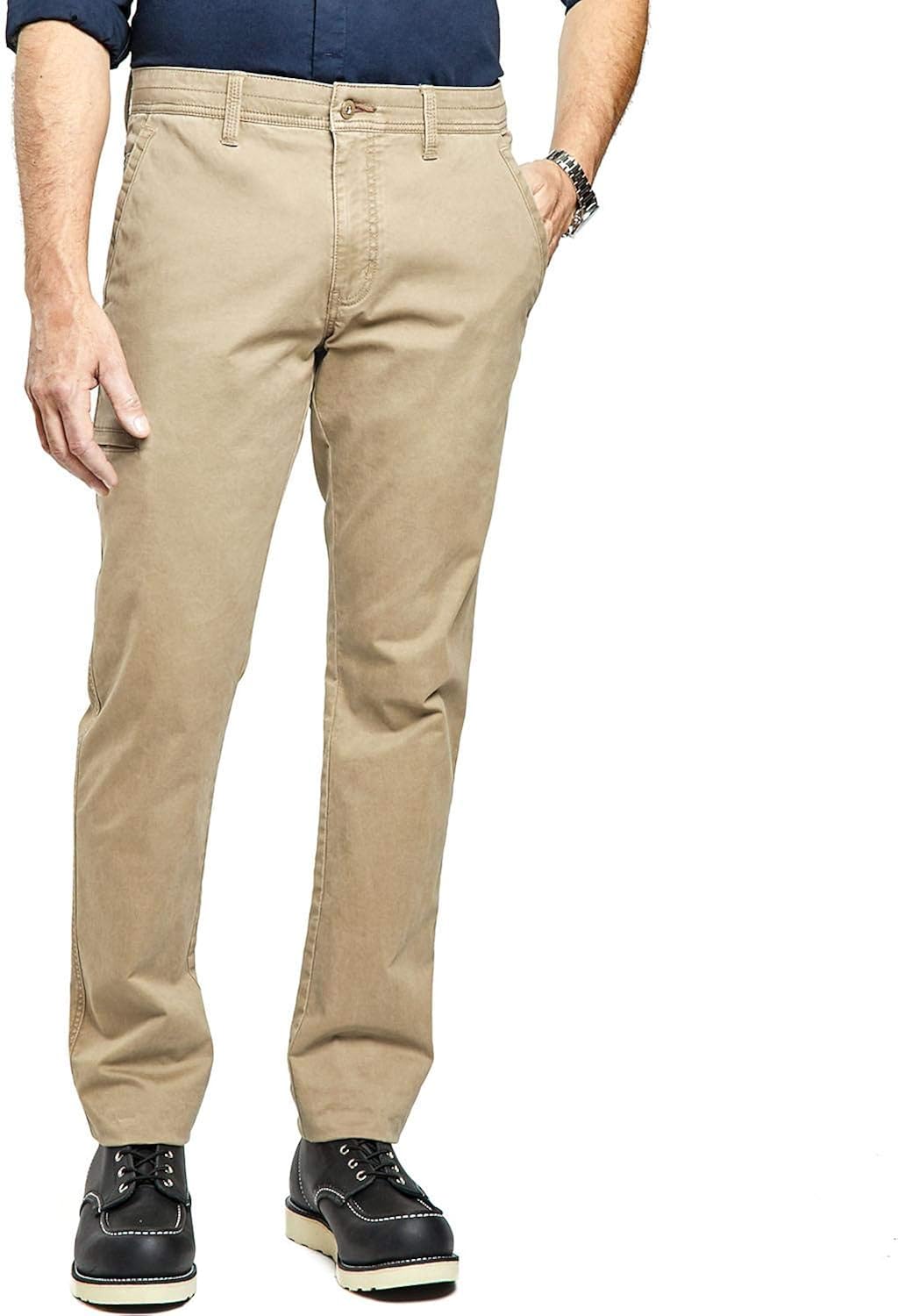 Weatherproof Men's Secure Zip Pocket Utility Pant ColorTANNew with