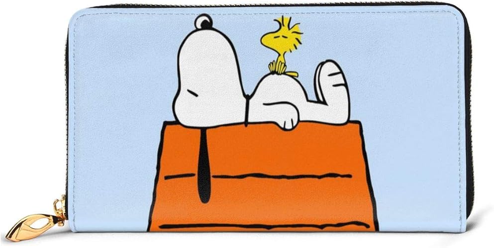 Amazon メンズ 財布 本革 ジッパー スヌーピー 小銭入れ 収納 長財布 大容量 スリム カード収納 カード シンプル薄型 財布 贈り物 ファッション Pyples 財布
