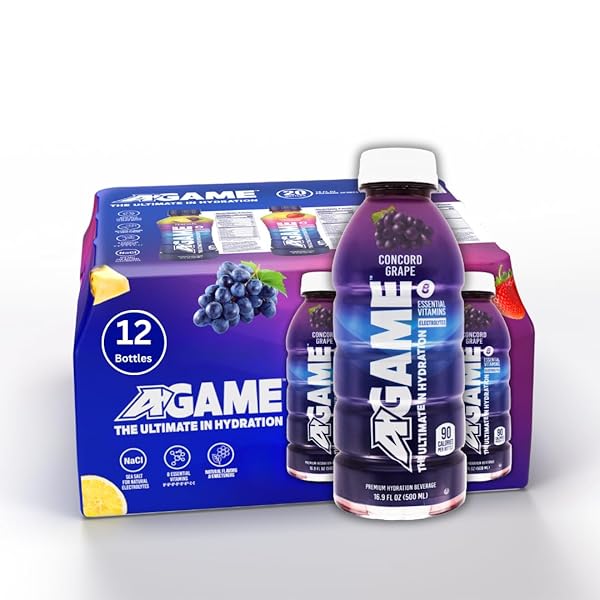 A-GAME SPORTS DRINK, CONCORD GRAPE, THE ULTIMATE HYDRATION...