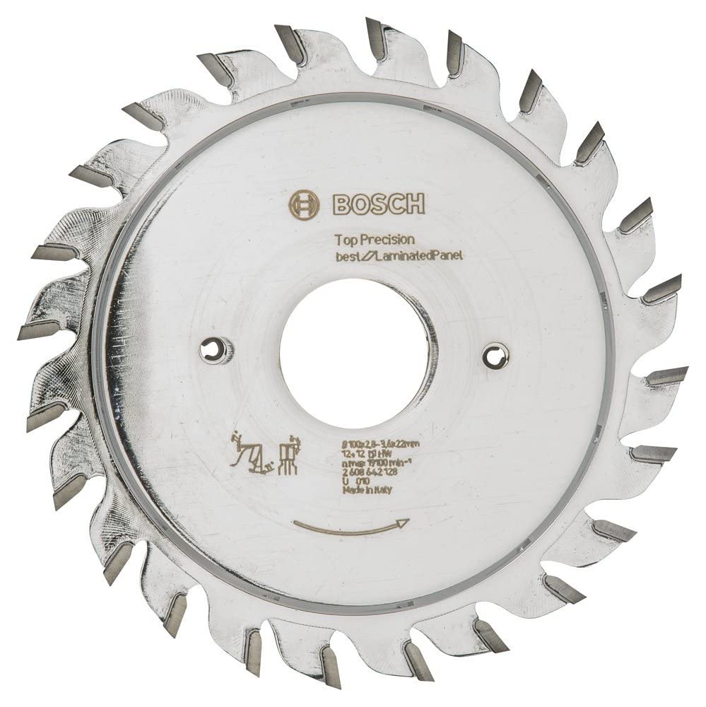 Bosch 2608642128 BSCBI mm Tooth Top Precision Circular Saw Blade, 0 V, Silver