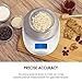 Tenergy High Precision Digital Kitchen Scale, Stainless Steel Food Scale with Backlit LCD Display and Tare Function, Perfect Scale for Baking/Weight-Loss/Cooking, 11lb 5kg, Batteries Included