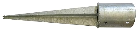 Einschlagbodenhülse Pfostenträger rund Ø 121 mm verzinkt von Gartenpirat®