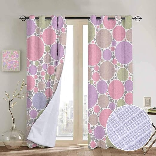 Amazon.de: NUOMANAN Badezimmervorhänge, Pastellfarben, weich, groß