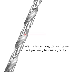 uxcell HSS(High Speed Steel) Extra Long Twist Drill
