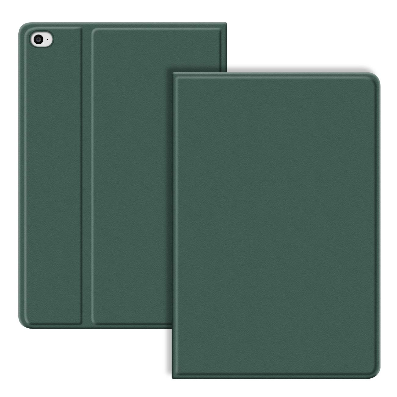 VAGHVEO Case for iPad Mini 4 / Mini 5 7.9 Inch Cover, PU Leather Shockproof Smart Cases Adjust Stand [Auto Wake/Sleep], Flexible Soft TPU Protective Back Cover for Apple 7.9” Mini 4 5, Dark Green
