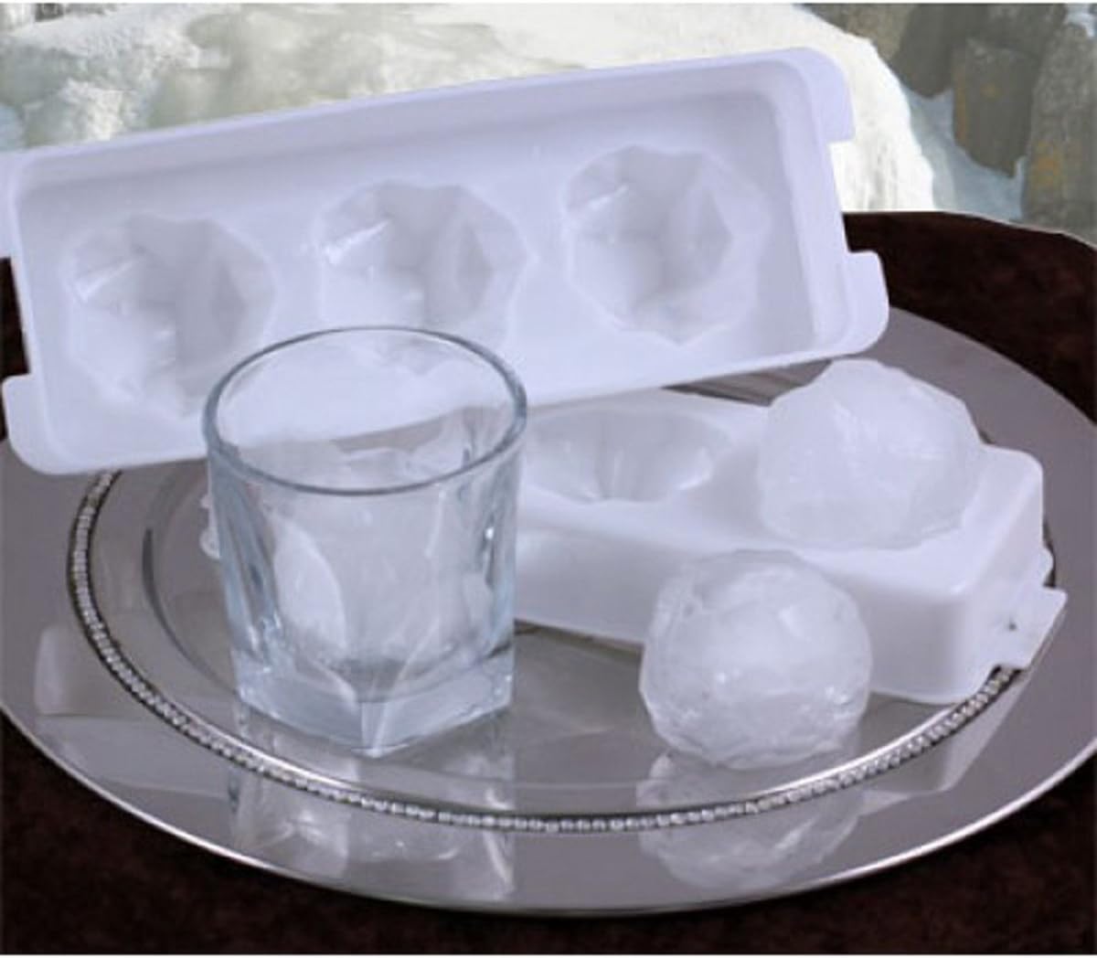 New Eddingtons Barware On The Rocks 3d Giant Ice Rock Mould Tray 3 Big