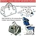 Mr. Peanut's Airline Approved Soft Sided Pet Carrier, Luxury Travel Tote with Premium Self Locking Zippers, Plush Faux Fleece Bedding with a Sturdy Plywood Base, 18LX10.5WX11 H (Twilight Gray)