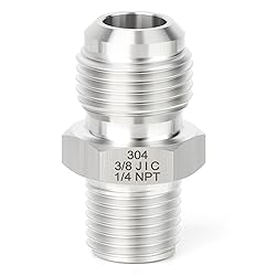 TAISHER 2PCS Forging of 304 Stainless Steel JIC