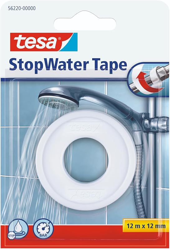 StopWater wasserfestes Dichtungsband - 12 m x 12 mm - Weiß